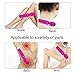 CNHIDEE Back Massager Wand Electric Personal Handheld Cellulite Guasha Massage Therapy Tool kneading Neck Foot Cordless Mini Waterproof Multi Speed 20X Rechargeable Silicone Therapeutic