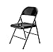 OFM ESS Collection Multipurpose Metal Folding Chair, Pack of 4, in Black (ESS-8200-BLK)