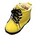 AMA(TM) Toddler Baby Girls Boys Leather Flat Pumps Snow Ankle Boots Shoes