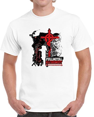 thenewgears Fullmetal Alchemist Brotherhood T Shirt XL White