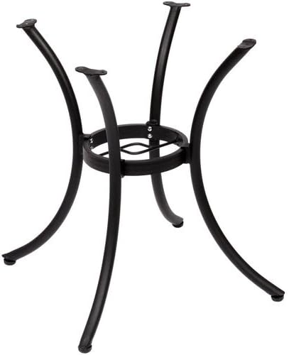 BFM Martinique Table Base Dining Height Black Powder Coat Model Mstb2626Bl