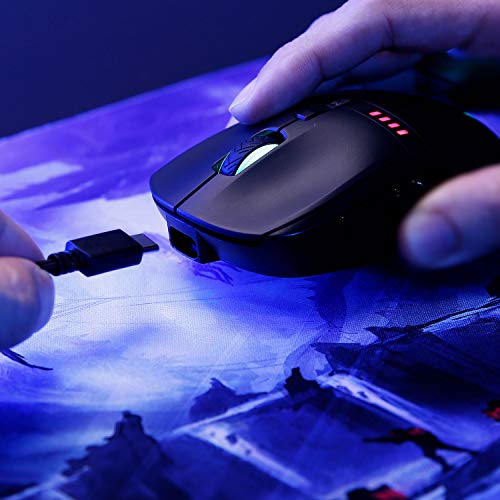 Acer Predator Cestus 350 Wireless Gaming Mouse: Up to 16000 DPI - RGB Lighting - 8 Programmable Buttons - On-Board Memory - 5 Profile Settings - Pixart 3335 Sensor - Black