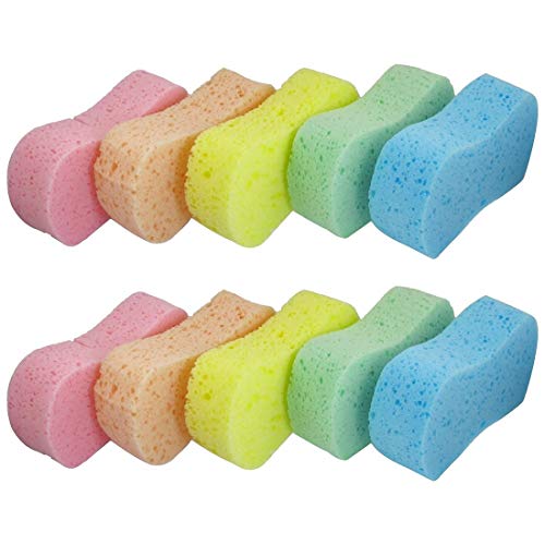 WeTest 10 Pack Car Wash Sponges,Large Cleaning Sponges Pad,Size 22x11x4.5CM,Mix Colors - Thumbnail 5