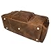 Polare 20'' Full Grain Cowhide Leather Weekender Duffle Bag Overnight Luggage Travel Duffel Bag For Men