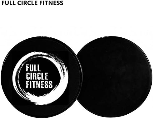 Full Circle Fitness Gliding Discs Core Sliders. Dual Sided Use on Carpet or Hardwood Floors. Abdominal Exercise Equipment