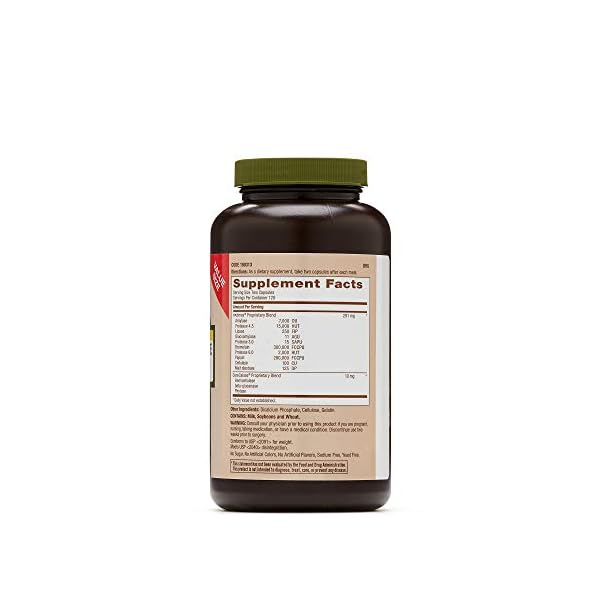 GNC Natural Brand Super Digestive Enzymes, 240 Capsules, Supports Protein, Carbohydrate and Fat