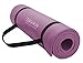 Sivan Health and Fitness® 1/2-InchExtra Thick 71-Inch Long NBR Comfort Foam Yoga Mat for Exercise, Yoga, and Pilates (Purple)