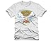 C-Life Group Men's Album Cover Short Sleeve Graphic T-Shirt, White, L