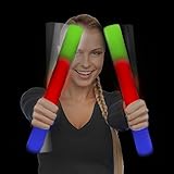 Fun Central AC894 LED Foam Stick Baton Supreme - Multicolor - 12 Pack