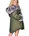 Roiii Women's Warm Winter Coat Hood Parka Overcoat Faux Fur Jacket Outwear…