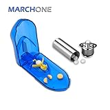 MARCHONE Tablet Cutter Pill Cutter Splitter for Small Pills or Large Pills with Pill Box Case