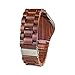 Viable Harvest Men Wood Band Watch (Sandalwood)