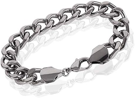 STUSH Classic Stainless Steel High Polished Bracelets for Men/Boys