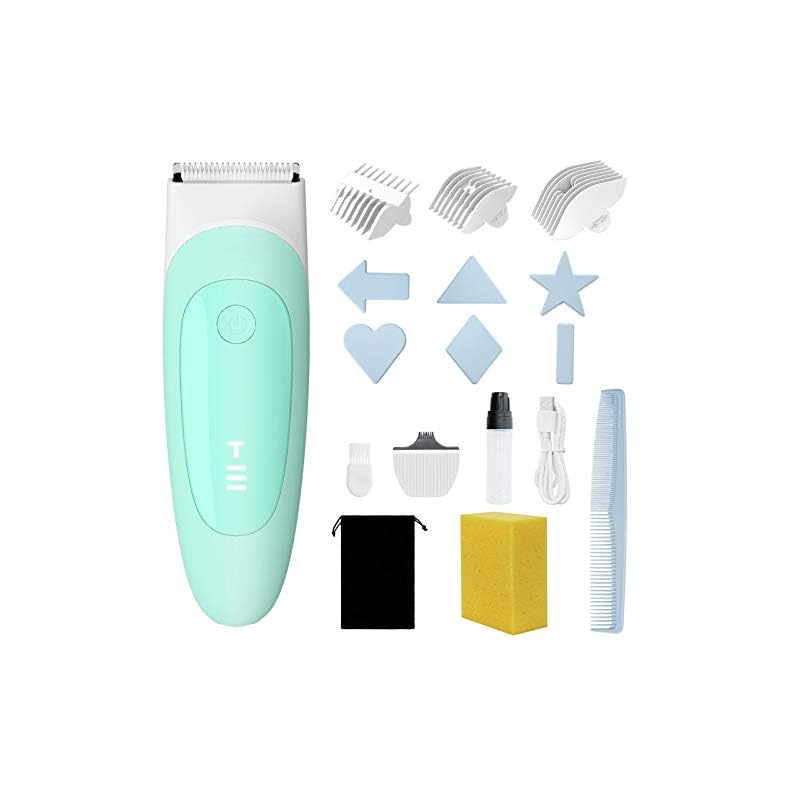 Easy4U Baby Hair Clippers, Electric Quiet Hair Trimmer for Kids, Professional Waterproof Hair Clipper for Toddler…