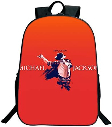 SJYMKYC Michael Jackson Bad Backpack Charging Backpack Men and Women Backpack Travel Backpack Computer Backpack