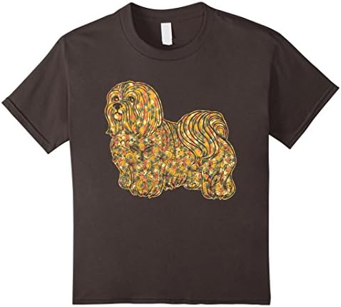 Kids Maltese T shirt - Maltese Geometric T-shirt 10 Asphalt