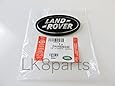 Genuine Land Rover DAH500330 Rear Body Oval Badge (Black and Silver) for Range Rover Supercharged and Evoque 5-Door