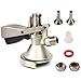 Keg Coupler- A-Type Keg Coupler, Beer Tap for Kegerators, Tap your Keg for the Perfect Brew, Beer Dispenser, a U.S. Solid Product
