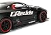 Jada 98646 2009 Nissan GT-R (R35) Ben Sopra Matt Black JDM Tuners 1/24 Diecast Model Car