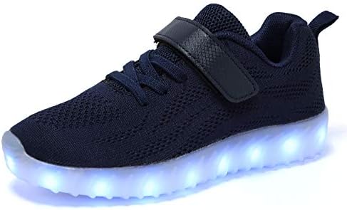 Kids Led Light Up Shoes Luminous Flashing Sneakers for Boys Girls (Toddler/Little Kid/Big Kid)