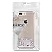 ESEEKGO Case Compatible iPhone 7 Plus, ESEEKGO Floating Liquid Case Compatible with iPhone 7 Plus Soft Cover TPU Bumper Bling Bling Case (Silver)