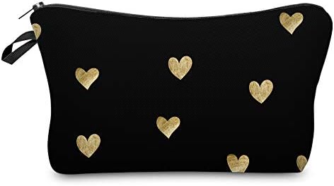 Cosmetic Bag for Women,Loomiloo Adorable Roomy Makeup Bags Travel Waterproof Toiletry Bag Accessories Organizer Liama Gifts (Hearts 51356) 1 Cosmetic Bag for Women,Loomiloo Adorable Roomy Makeup Bags Travel Waterproof Toiletry Bag Accessories Organizer Liama Gifts (Hearts 51356)