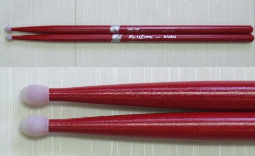 Zone 5arz Tama Oak ドラムスティック 12セット Red B003oqw9ii ドラムスティック 新到着