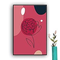 Framed Canvas Wall Art Picasso Poster Print of Woman Canvas Prints Home Artwork Decoration for Living Room,Bedroom - 16x24 inches