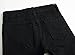 Boy's Black Skinny Fit Ripped Destroyed Distressed Stretch Slim Jeans Pants, Black, 14 Slim