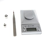 LSD Precision PRO 10g x 0.001g Diamond Digital Milligram Jewelry Lab Gold Gram Balance Weight Scale Weighing Electronic Pocket LCD