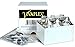 Vivaplex, 6, Clear, 4 oz Glass Bottles, with Black Fine Mist Sprayers