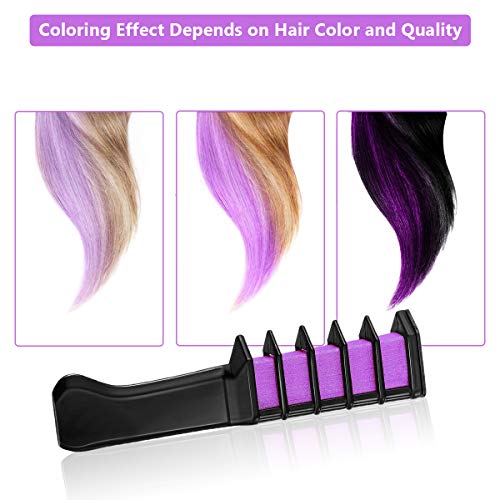 New Hair Chalk Comb Temporary Bright Hair Color Dye For Girls Kids