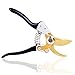 #1 Premium Bypass Pruning Shears ✠ The Toughest Garden Pruner For Trees, Hedges, Shrubs and Roses ✠ Blade Remains Sharp For Longer ✠ Hand Friendly Ergonomic Vinyl Handles For Effortless Cuts