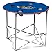 Logo Brands NCAA Florida Gators Round Tailgating Table – Portable with Foldable Legs, 4 Cup Holders, Powder-Coated Steel, and 27.6