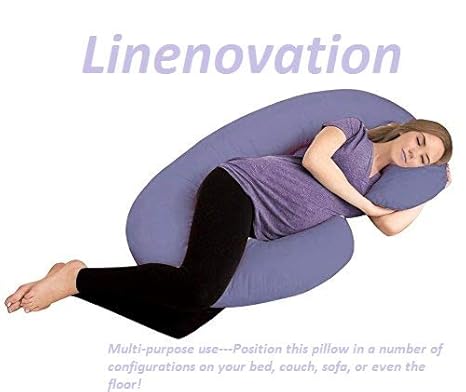 Buy Linenovation Full Body Pregnancy Pillow Maternity Pillow For