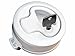 Round White Plastic Flush Slam Latch with Lock – Boat, Rv, Caravan . Five Oceans
