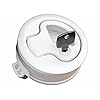 Round-White-Plastic-Flush-Slam-Latch-with-Lock–Boat-Rv-Caravan–Five-Oceans