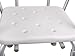 TMS® Adjustable Medical Shower Chair Bathtub Bench Bath Seat Stool Armrest Back White