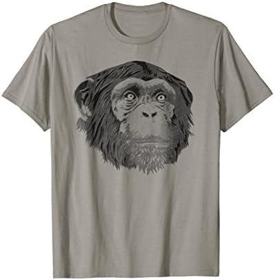 Chimp Halftone Art Chimpanzee Monkey T-Shirt
