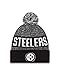 New Era NFL 2016 Black and White Sport Knit Beanie, One Size