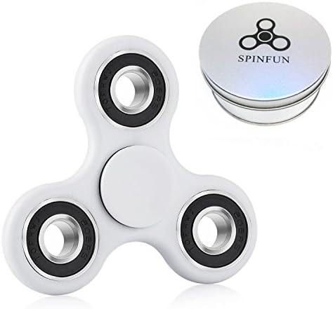 Fidget Spinner, with Hybrid Ceramic Bearing, Hand Spinner Toy For Adults and Kids, Stress Reducer, Perfect for ADD ADHD EDC(White)