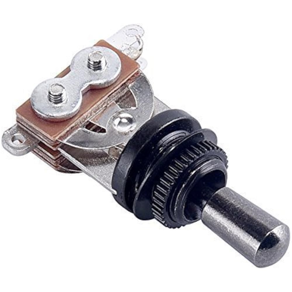 Knobs Black Electric Guitar 3 Way Toggle Switch Pickup Selector With