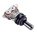 Black Electric Guitar 3 Way Toggle Switch Pickup Selector Switch with Brass Tip Knob