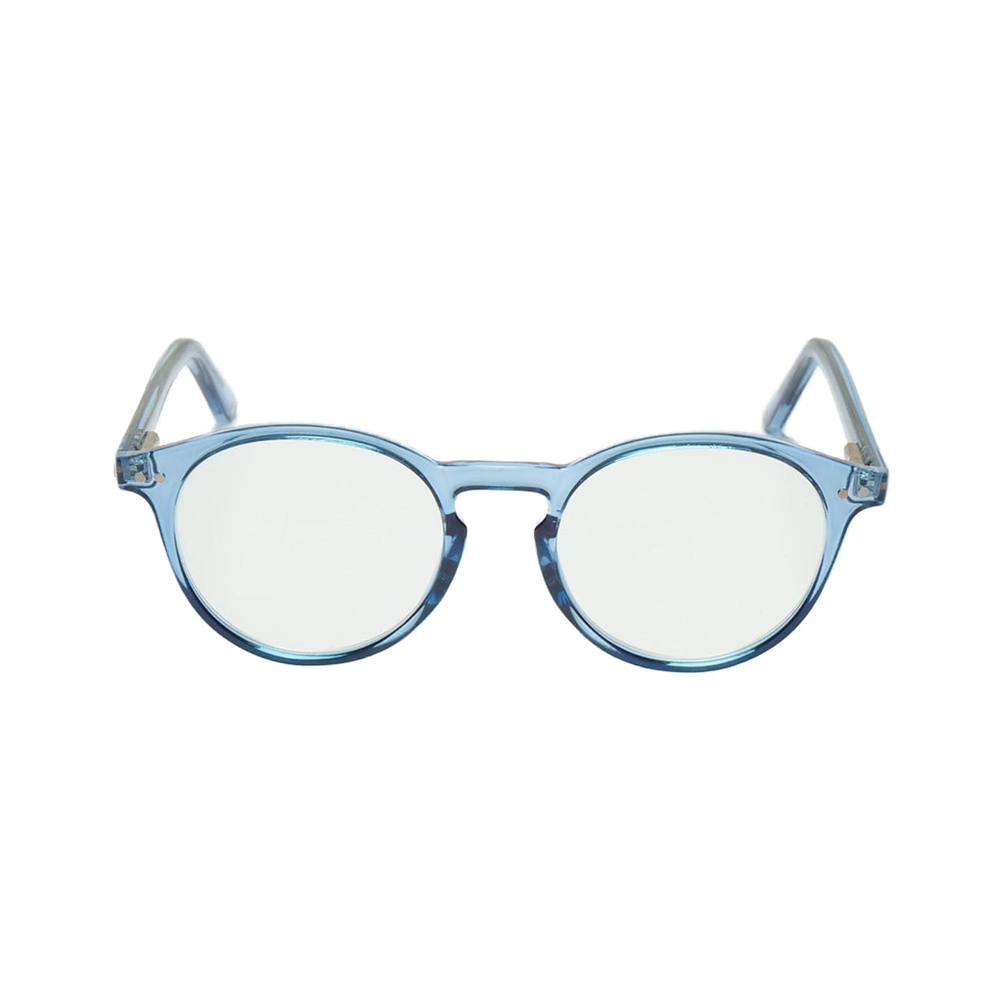 Reading Glasses Shop Style CP2 Transparent Reading Glasses, 2.50 Strength, Clear Blue