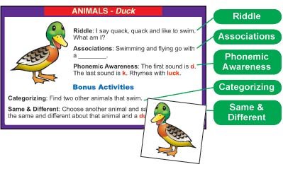 Super Duper Publications Word Joggers Junior Laminated Word Retrieval Vocabulary Game Educational Learning Resource for Children