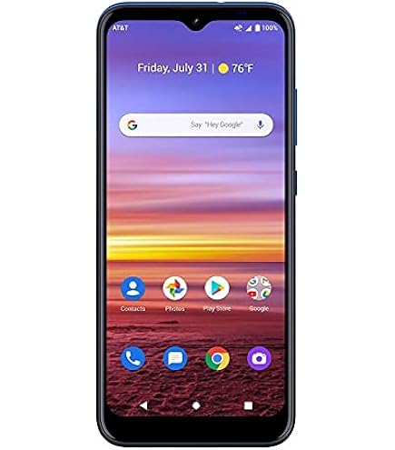 TJS Funda copatible con AT&T aestro ax, funda Cricket Ovation 2 (2