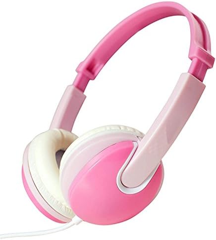 Kids Headphones 3.5mm – for iPad, Kindle, Computers and Tablets (Comfort fit Noise Cancelling Headphones for Kids) (Pink)