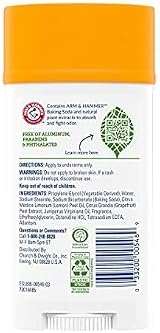 ARM & HAMMER Essentials Solid Deodorant Clean Wide Stick 2.5 oz Pack of 3 view 4