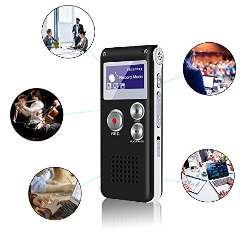 Voice Recorder TOOBOM R01 Digital Voice Activated Recorder Sound