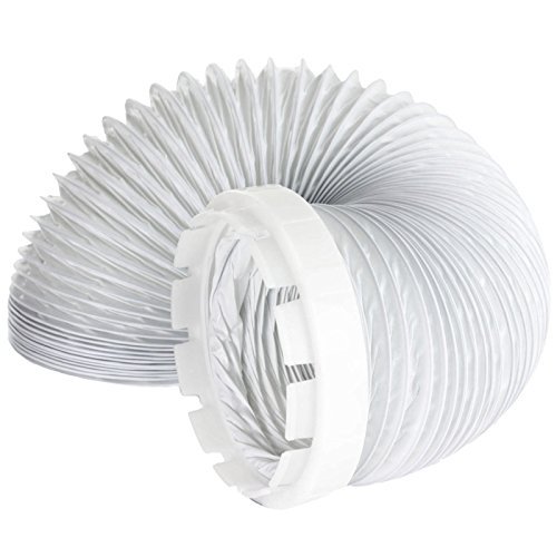 SPARES2GO Vent Hose & Adaptor Kit For Indesit Tumble Dryer (2 Metres, 4'' Fitting)